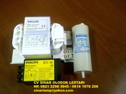 Balast Ignitor dan Capasitor untuk Lampu SONT PHILIPS